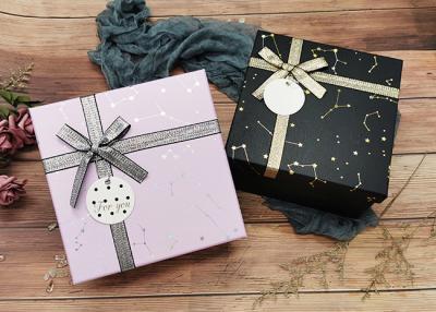 Chine Boîtes de rangement de cadeau d'impression de constellation et de carton d'achats avec la ceinture brillante à vendre