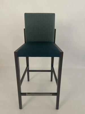 China High Density Sponge Wrapped Upholstered Barstool Chair For Apartment for sale