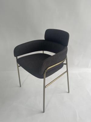 China Luxury Dining Chair Stainless Steel Frame OEM / ODM Are Welcomed Te koop