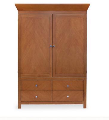 China Side Mounted Stand Alone Closet , King / Queen Dark Brown Wardrobe For 5 Star Hotel for sale