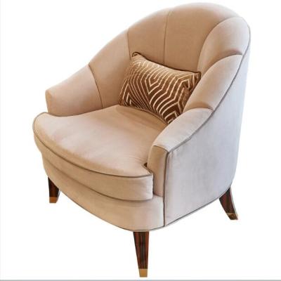 Китай Кресла живущей комнаты драпирования ткани, деревянный верхний сегмент кресла для отдыха гостиницы продается
