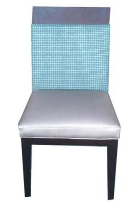 China Blue Solid Wood Modern Furniture Dining Room Chairs For Restaurants , PU Finish for sale