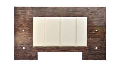 China Twin Bed Hotel Style Headboards 50% Sheen For Bedroom , Natural Color for sale