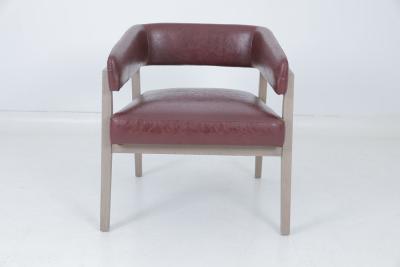 Китай Кожаная ткань Деревянный лофт Ужинный кресло Мебель Ужинные стулья продается