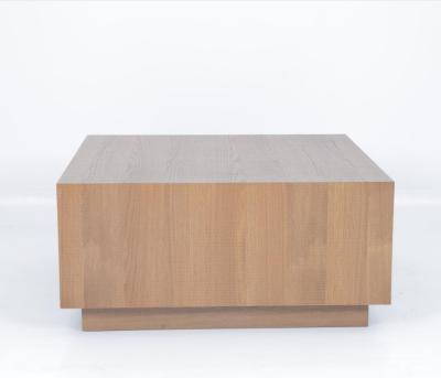 China Large Square Coffee Table Wood Modern Style for sale