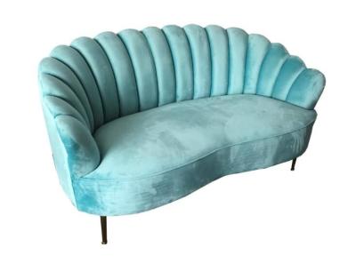China Bule Velvet Fabric Tufted Modern Chesterfield Sofa For Big Lots Living Room for sale
