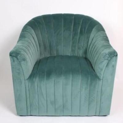 China Zeitgenössisches einzelnes Sofa des fantastischen neuen Entwurfs, blaues Samtsofaereignis-Hochzeitssofa zu verkaufen