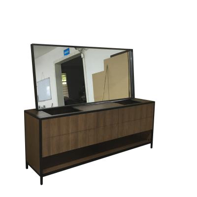 China Customized Simple Modern Bathroom Vanity Cabinets With Drawers , Eco - Friendly for sale