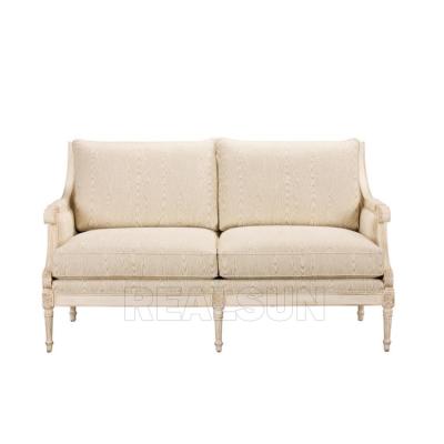 China Grupo de madeira de canto francês antigo da tela de Loveseat Sofa Settee Home Furniture Couch à venda