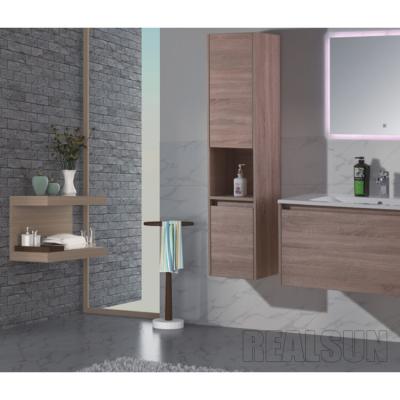China Compact Pvc Bathroom Cabinet / Wall Mounted Pvc Basin Cabinet Environmental Friendly for sale