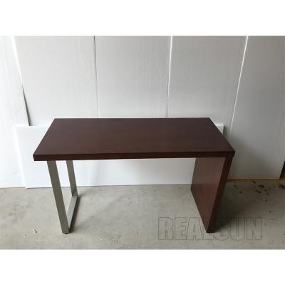 China Wood Venner Home Computer Desks , Hotel Writing Desk Table With Glass Top for sale