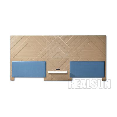 China Luxury Furniture Hotel Style Headboards To Match Veneer With Outlets And Usb for sale