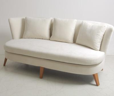 China Tela Sofa With Wooden Base de Seater da sala de visitas 3 do projeto de Morden à venda
