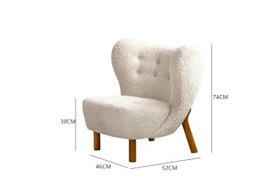 中国 Nordic Ins Style 46x52x74cm Single Sofa Bed Chair 販売のため
