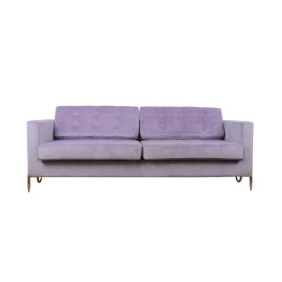 China Small Apartment Velvet Fabric Living Room Modern Sofa Unified Decoration for sale