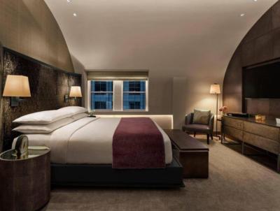 Chine Meubles modernes cinq étoiles en bois BS5852 de chambre à coucher d'hôtel ignifuges à vendre