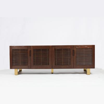 China Modern Fashionable Solid Wood TV Stand Cabinet For Living Room for sale
