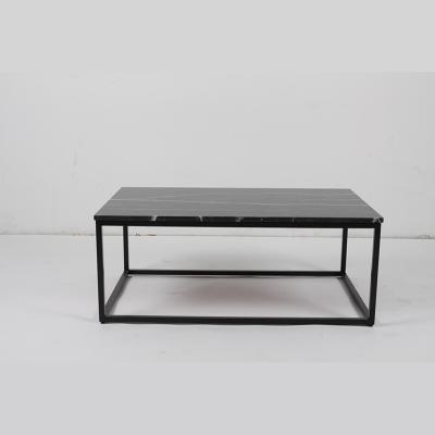 China Nordic Style Marble Top Stainless Steel Base Coffee Table For Living Room for sale
