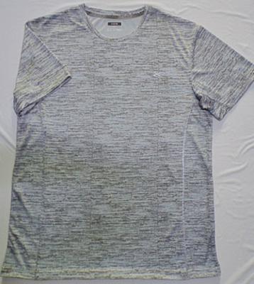 China OEM Accepted Casual Type Loose Half Sleeve Shirt Grey Fast Dry for sale