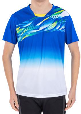China Unisex Short Sleeve Heat Transfer Printing Mens V Neck T Shirt for sale