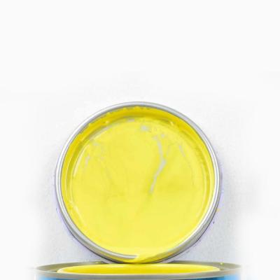 China Acrylische citroengele autoverf, ISO14001 OEM coating auto afwerking verf Te koop