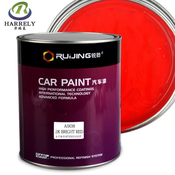 Quality 2K Bright Red Paint Stracth Metallic Glossy Acrylic Spray Paint for sale