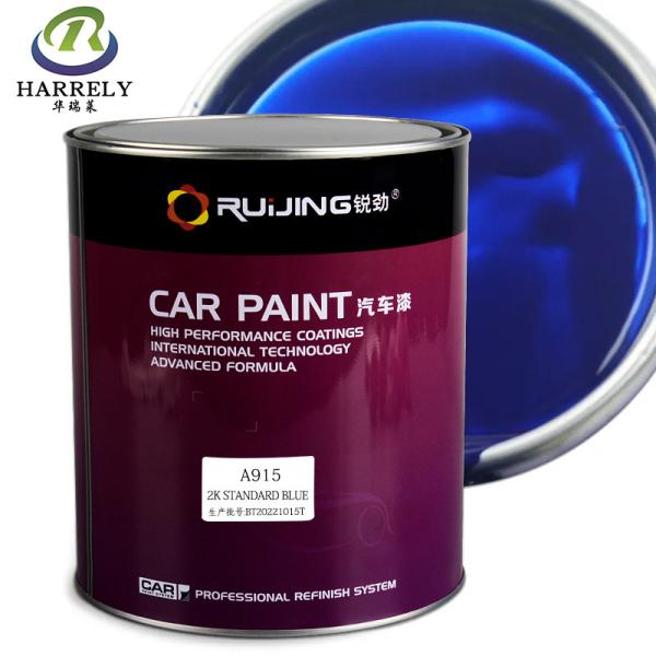 Quality 2K Blue Automotive Paint Shop Acrylic Metallic Glossy Spray Car Paint for sale