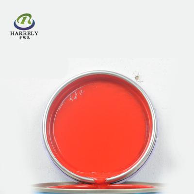 China Color rojo brillante Color sólido de la pintura del coche 0.5L 1L 2L 4L impermeable 1K Laca en venta