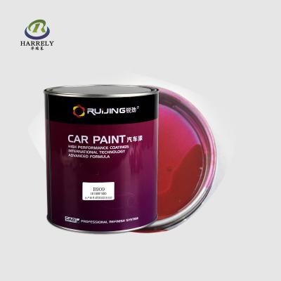 China Waterproof Deep Red Car Paint , 1K Spray Car Body Repair Paint 0.5L 1L 2L 4L for sale