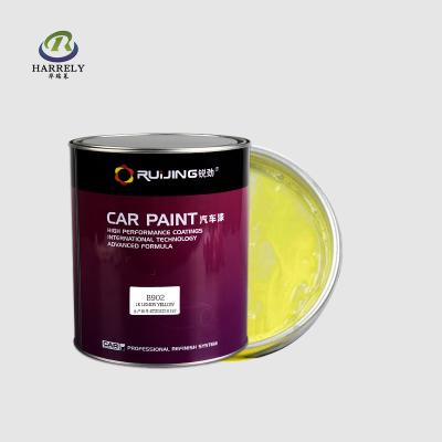 China 1K Lemon Yellow Car Paint Repairing Resin Metallic Lacquer CAS 9003-01-4 for sale