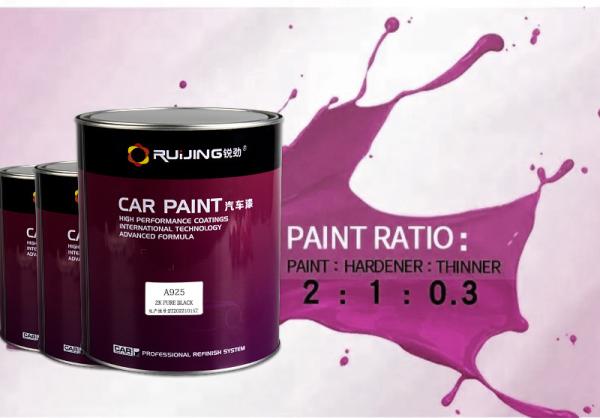 Quality 1K Lemon Yellow Car Paint Repairing Resin Metallic Lacquer CAS 9003-01-4 for sale