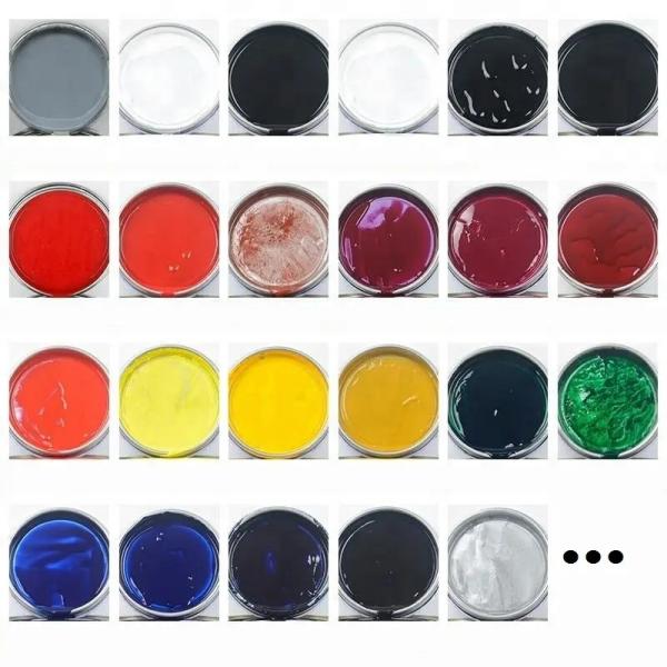 Quality Glossy Car Repair Paint 1K Transparent Iron Red Color Coating 0.5L 1L 2L 4L for sale