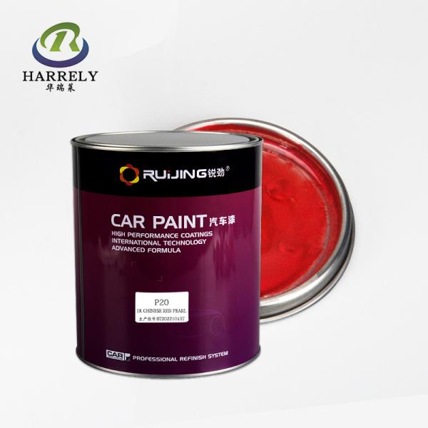 Quality 1K Pearl Red Car Paint OEM Auto Acrylic Spray Coating 0.5L 1L 2L 4L for sale