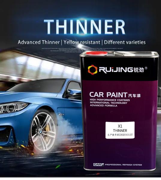 Quality Auto Paint Fast Dry Thinner Spray Acrylic Liquid Coating 1L 4L for sale