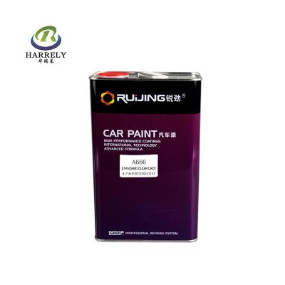 China Anti-corrosão Automotive Clear Coat Transparente Verniz Acrílico Para Pintura de Carros à venda