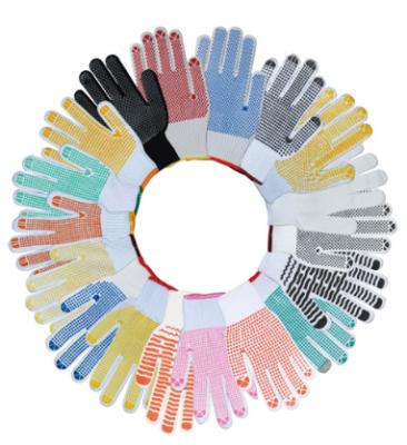 China Dotted Gloves,PVC bead gloves for sale