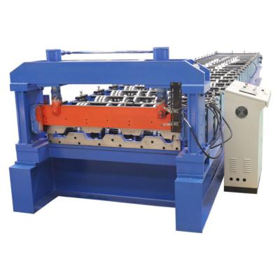 China Customize Floor Deck Roll Forming Machine Hydraulic Shearing 0.8mm-1.5mm for sale