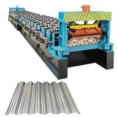 China Roofing Floor Decking Roll Forming Machine Hydraulic System Cutting for sale