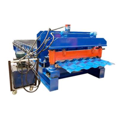 China Cusotmized Step Tile Roll Forming Machine CE ISO With Color Steel for sale