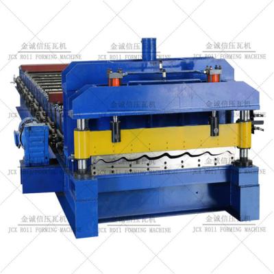 China Iron 3-5m/Min Glazed Tile Roll Forming Machine For Roof Wall Panel for sale