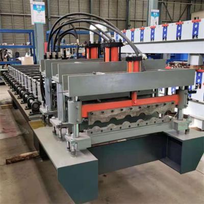 China Color Coated Glazed Tile Roll Forming Machine 20m/min Roofing Sheets Making Machine for sale