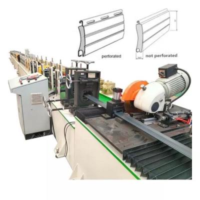 China Foaming Aluminum Door Slating Roller Shutter Machine PLC Detla System for sale