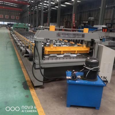 China JCX Floor Decking Roll Forming Machine R Panel Roll Former 0.8-2.5mm Thickness for sale