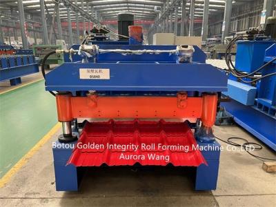 China Glazed Corrugated Roofing Machine 5.5KW Metal Sheet Cold Roll Forming Machine for sale