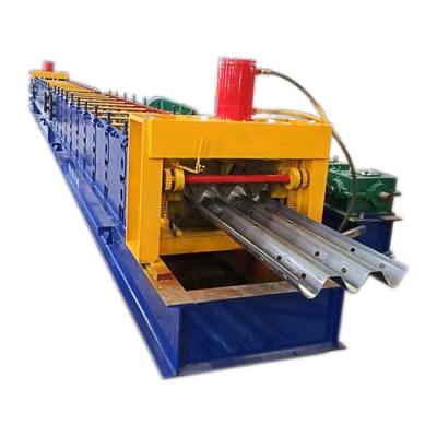 China Building Material Highway Guardrail Roll Forming Machine 1.5-4mm Thickness for sale