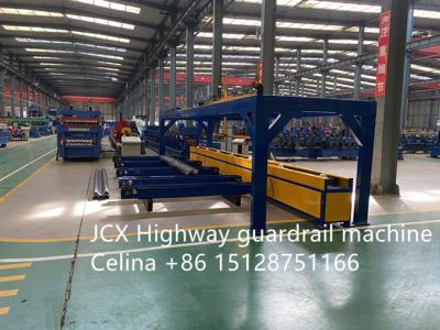 China 2 Waves Highway Guardrail Roll Forming Machine CE And ISO Certification for sale