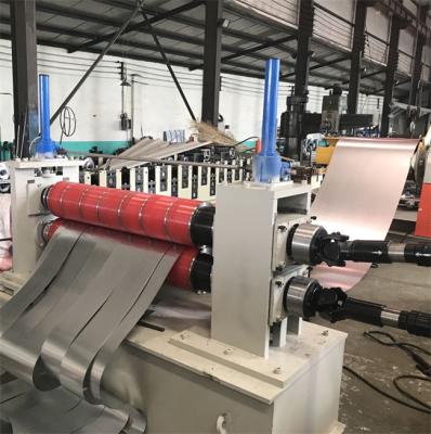 China 80kw Slitting Line Machine 0.5mm Cutting Precision Steel Strip Slitting Machine for sale