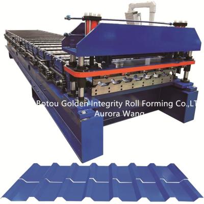 China JCX Roof Panel Roll Forming Machine 1250mm Ibr Roof Sheeting Machine for sale