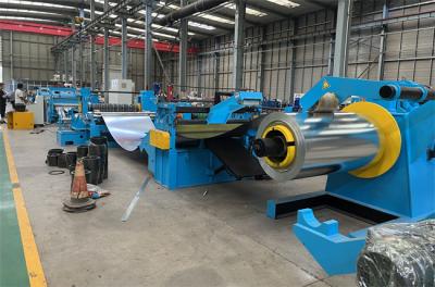 China Aluminium Steel Slitting Line PLC Controlled High Speed Precision Slitting Line for sale