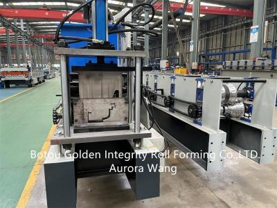 China Aluminium Gutter Roll Forming Machine 100-300mm Material Width for sale